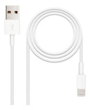 Cable Cargador Apple Usb Lightning 1M iPhone 5/6/7/x/11/14 iPad 100cm
